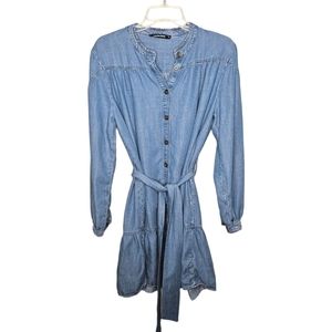 Denim Long Sleeve Dress